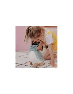 Les Deglingos Peluche Speedou l'escargot maman et bébé vert menthe - Les Ptipotos by Déglingos Outlet