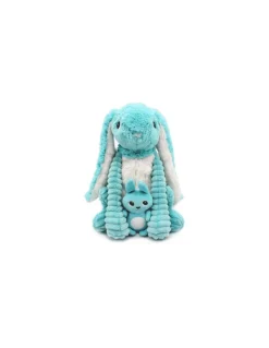 Les Deglingos Peluche Toudou le lapin aqua - Les Ptipotos by Déglingos Online
