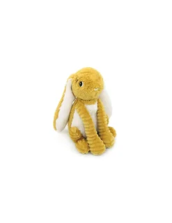 Les Deglingos Peluche Toudou le lapin jaune moutarde - Les Ptipotos by Déglingos Clearance