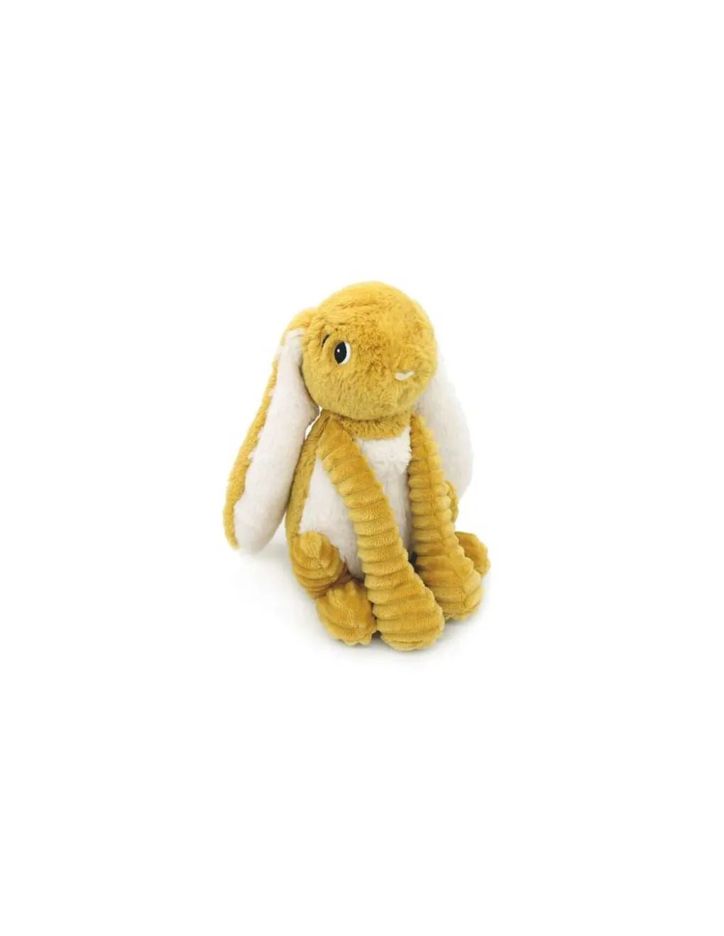 Les Deglingos Peluche Toudou le lapin jaune moutarde - Les Ptipotos by Déglingos Clearance