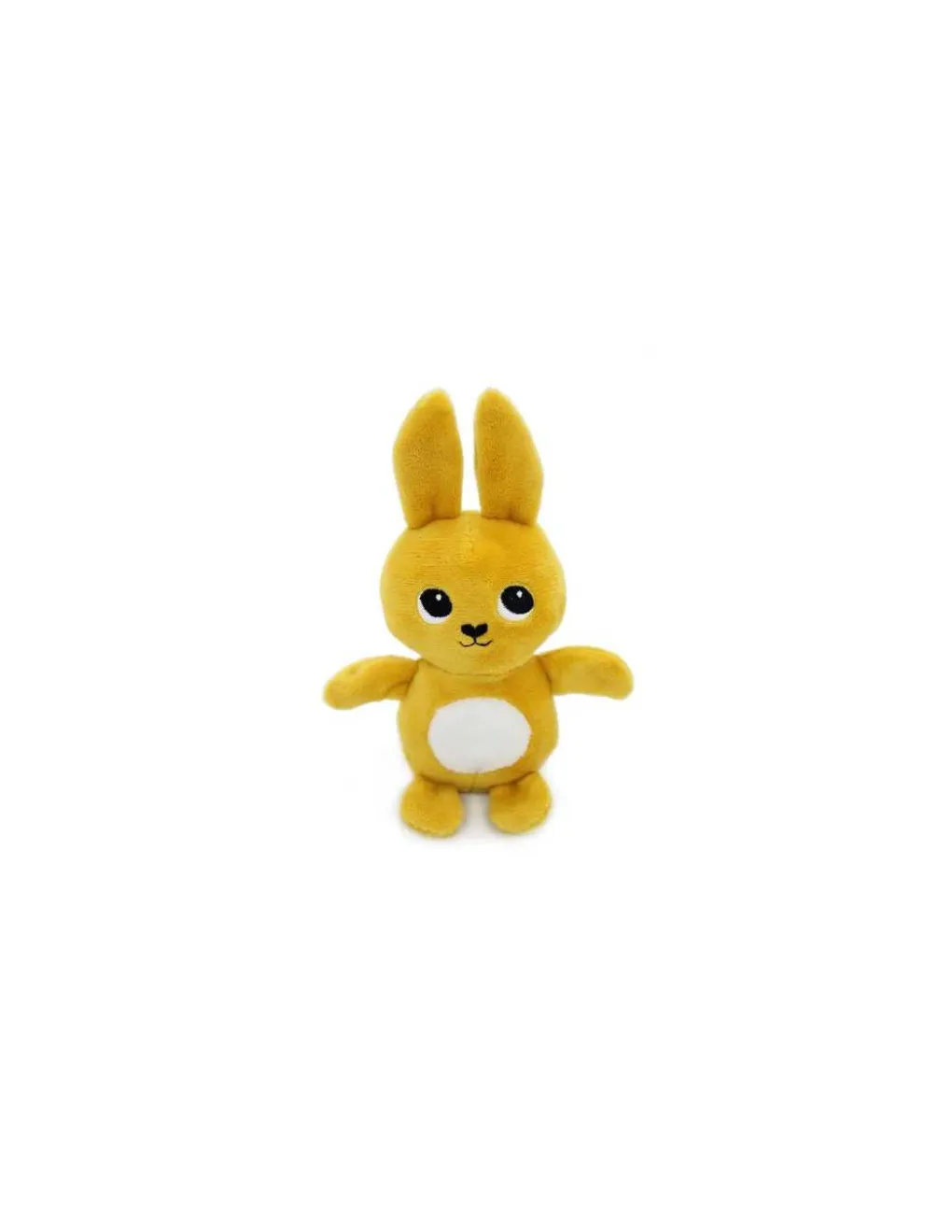 Les Deglingos Peluche Toudou le lapin jaune moutarde - Les Ptipotos by Déglingos Clearance