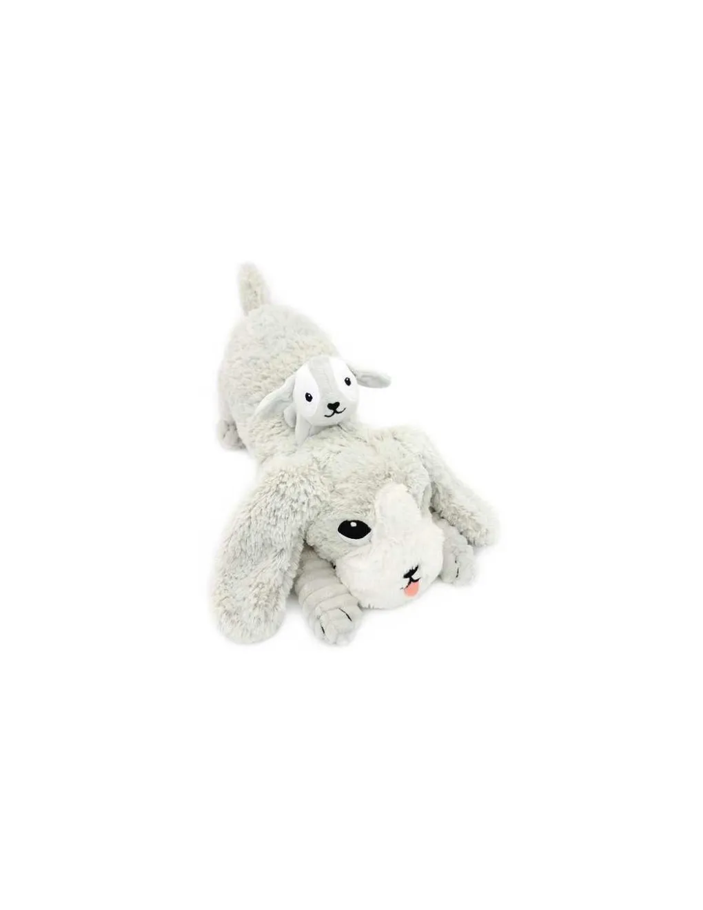 Les Deglingos Peluche Toutou le chien gris clair - Les Ptipotos by Déglingos Outlet