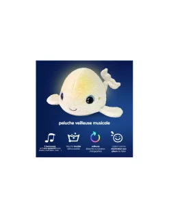Pabobo Peluche veilleuse avec sons apaisants - Hot