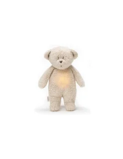 Moonie Peluche veilleuse musicale ourson Sable - Hot