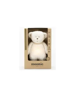 Moonie Peluche veilleuse musicale ourson Blanc polaire - New