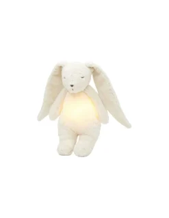 Moonie Peluche veilleuse musicale lapin blanc polaire - Sale