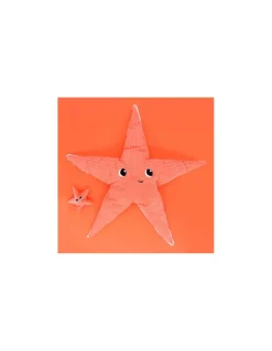 Les Deglingos Peluche Wahou l'étoile de mer corail - Les Ptipotos by Déglingos Online