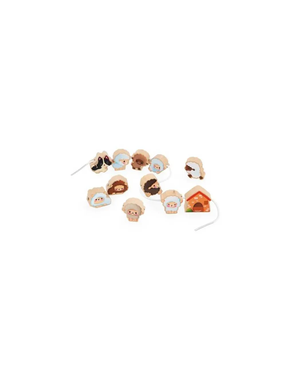 Janod Perles à enfiler Moutons - Clearance