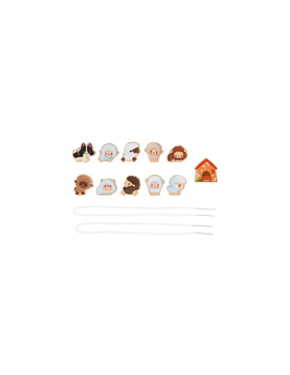 Janod Perles à enfiler Moutons - Clearance