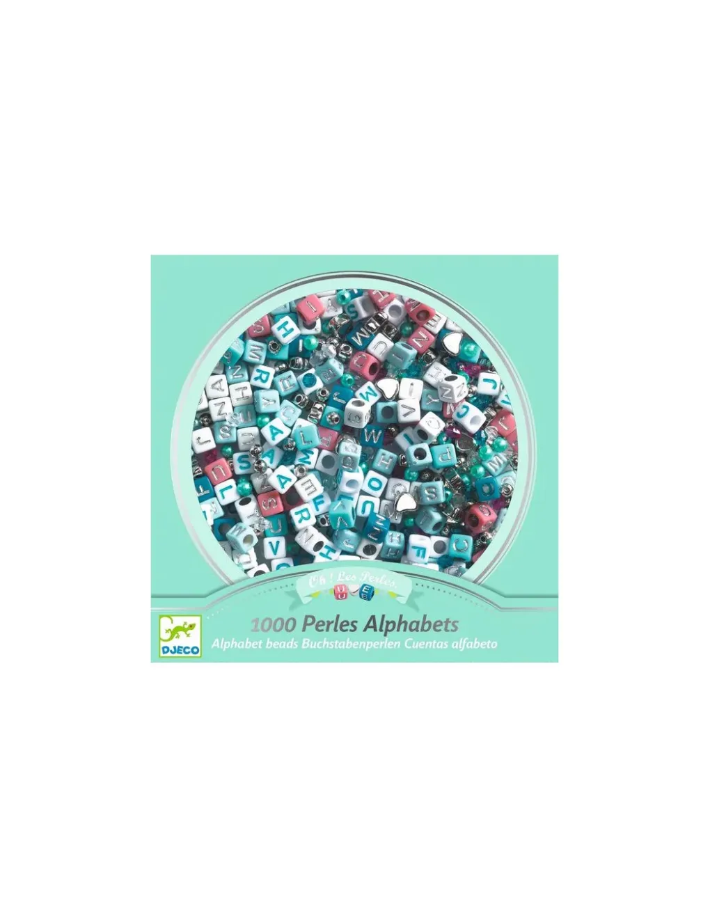 Djeco Perles alphabet Argent - Hot