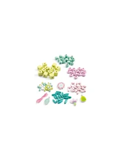 Djeco Perles en bois feuilles et fleurs - Online