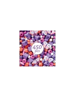 Djeco Perles en bois papillons - New