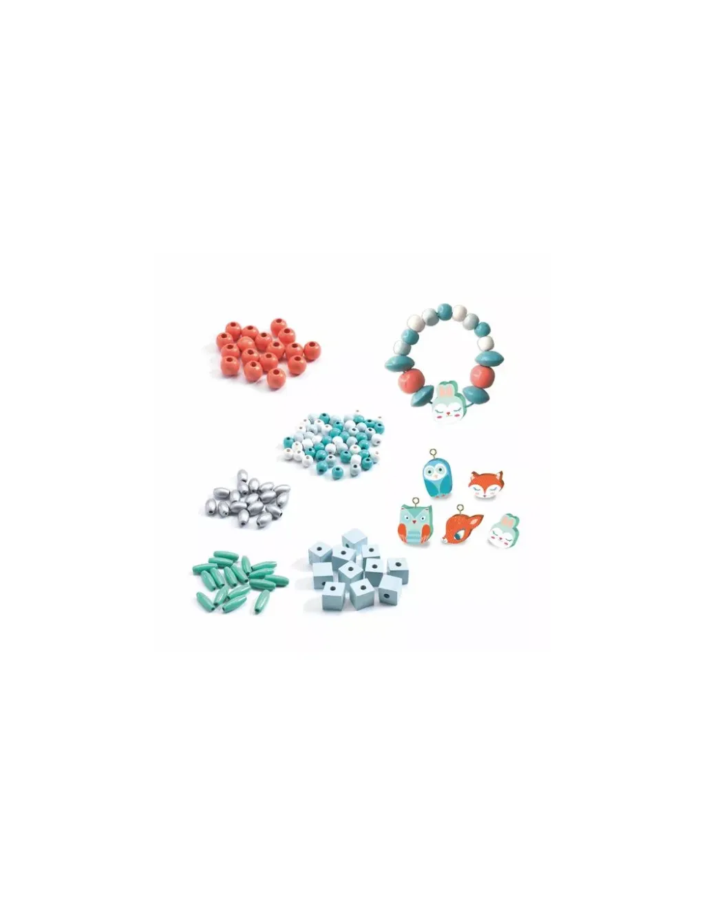 Djeco Perles en bois petits animaux - Outlet