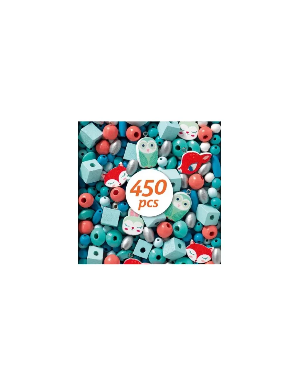 Djeco Perles en bois petits animaux - Outlet