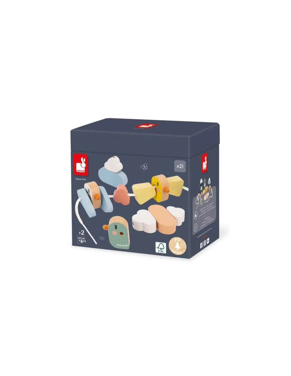 Janod Perles oiseaux Sweet Cocoon - Sale