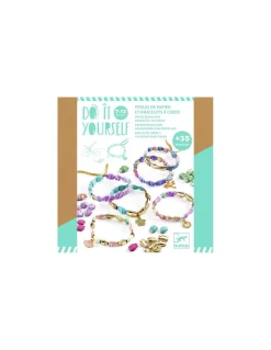 Djeco Perles papier et bracelets à créer Chics et dorés - Do it Yourself Best