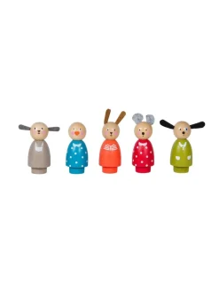 Moulin Roty Personnages en bois La Grande Famille - Sale