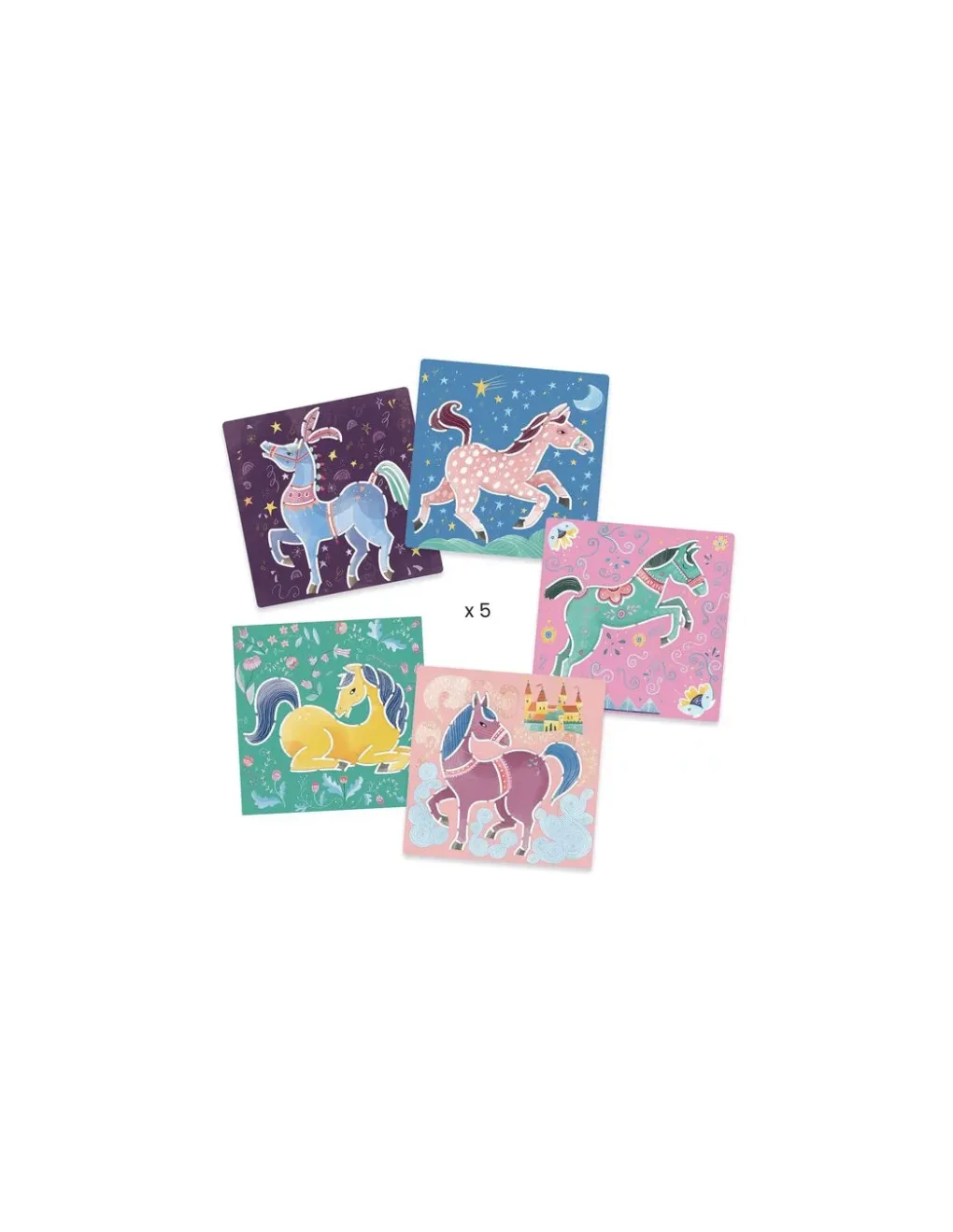 Djeco Pochoirs chevaux - Best