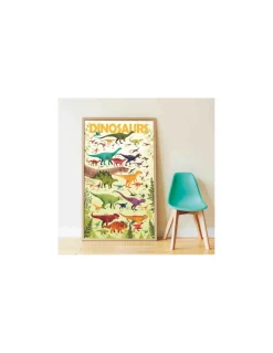 Poppik Poster en stickers dinosaures -
