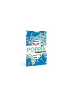 Poppik Poster en stickers drapeaux du monde - Hot