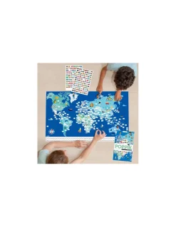 Poppik Poster en stickers drapeaux du monde - Hot