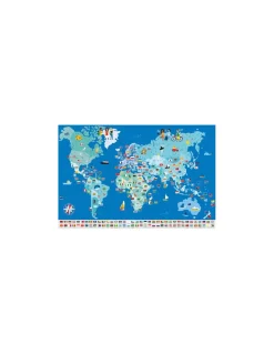 Poppik Poster en stickers drapeaux du monde - Hot