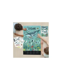 Poppik Poster en stickers océans - Clearance
