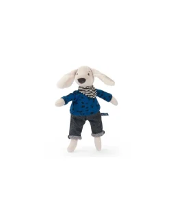 Moulin Roty Poupée chien Pilou bleu Puce & Pilou - Clearance