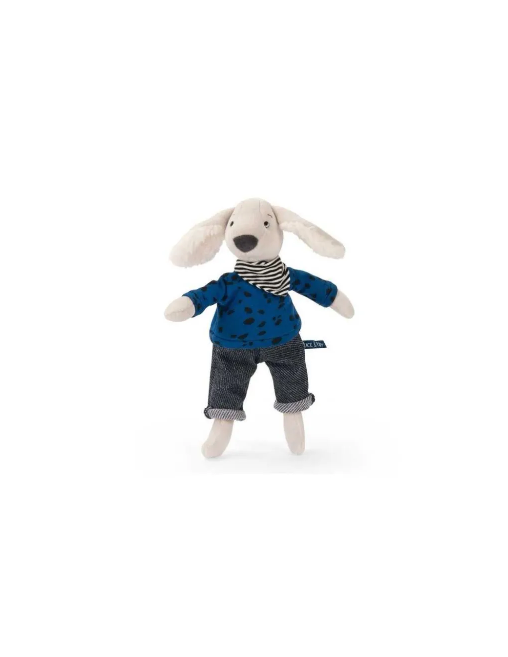 Moulin Roty Poupée chien Pilou bleu Puce & Pilou - Clearance