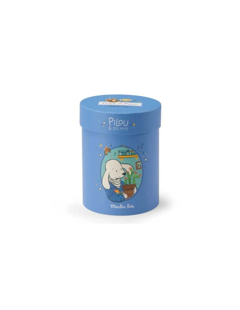 Moulin Roty Poupée chien Pilou bleu Puce & Pilou - Clearance