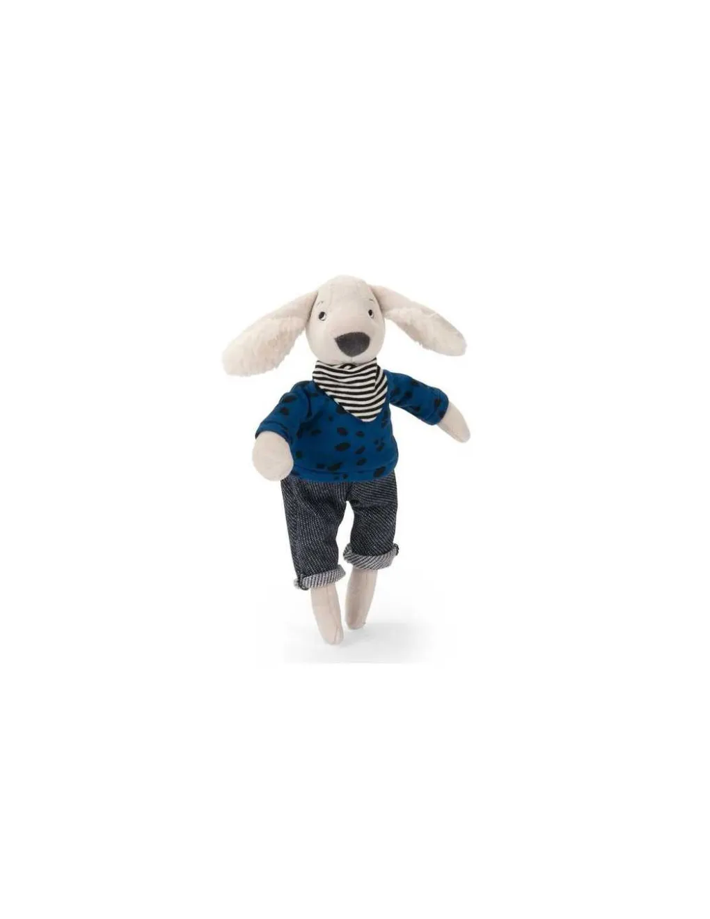Moulin Roty Poupée chien Pilou bleu Puce & Pilou - Clearance