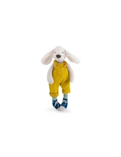 Moulin Roty Poupée chien Pilou jaune Puce & Pilou - Sale