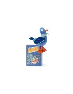 Moulin Roty Poupée hochet pigeon Michel Puce & Pilou - Hot