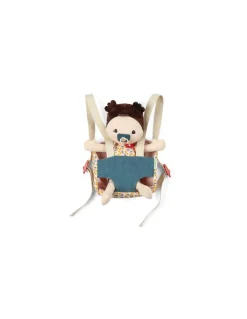 Lilliputiens Poupée Jeanne et porte-bébé - Discount