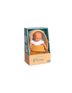 Djeco Poupon et couffin mini Sasha Pomea - Outlet
