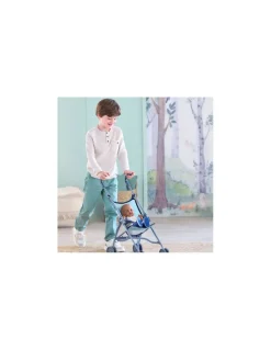 Corolle Poussette canne bleue - Discount