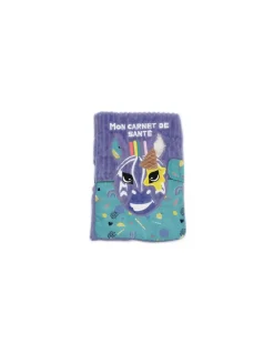 Les Deglingos Protège carnet de santé Kiprokos le zèbre - Les Déglingos Discount