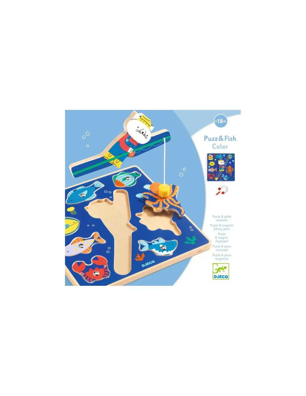 Djeco Puzz & Fish Color - Outlet