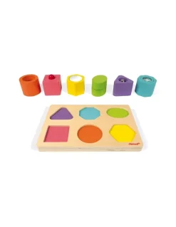 Janod Puzzle 6 cubes sensoriels - Discount