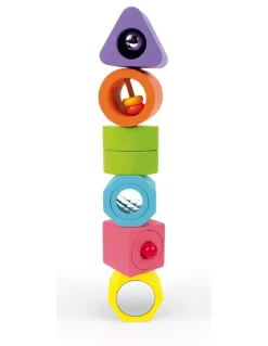 Janod Puzzle 6 cubes sensoriels - Discount