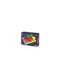 Janod Puzzle 6 cubes sensoriels - Discount
