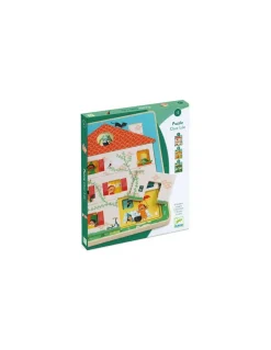Djeco Puzzle 3 niveaux Chez Léo - Best