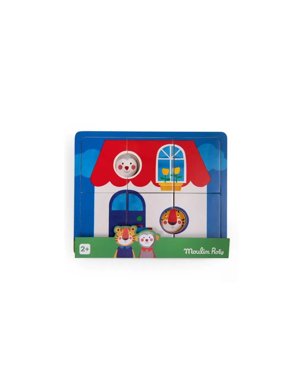 Moulin Roty Puzzle 3 niveaux Les Popipop - Hot