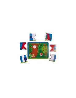 Moulin Roty Puzzle 3 niveaux Les Popipop - Hot