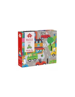 Moulin Roty Puzzle 48 pièces en ville Les Popipop - Best