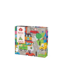 Moulin Roty Puzzle 48 pièces en ville Les Popipop - Best