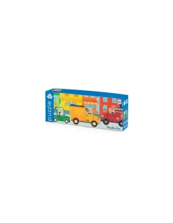 Moulin Roty Puzzle 24 pièces Les véhicules Les Popipop -