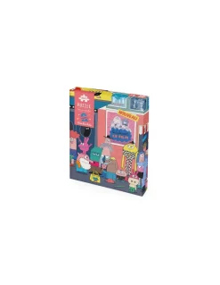 Moulin Roty Puzzle 200 pièces tous au cinoche Les Schmouks -
