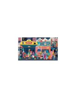 Moulin Roty Puzzle 200 pièces tous au cinoche Les Schmouks -
