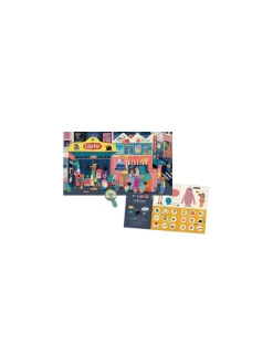 Moulin Roty Puzzle 200 pièces tous au cinoche Les Schmouks -